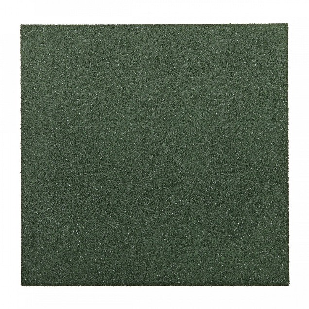 Rubber tegel 50x50x2.5 cm Groen