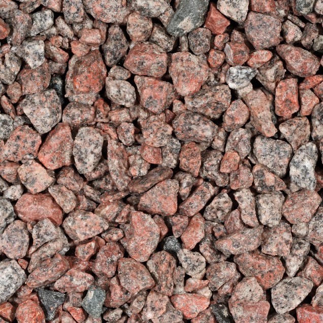 Granietsplit rose/rood 16-22 mm (Granito Rosso) (20 kg)