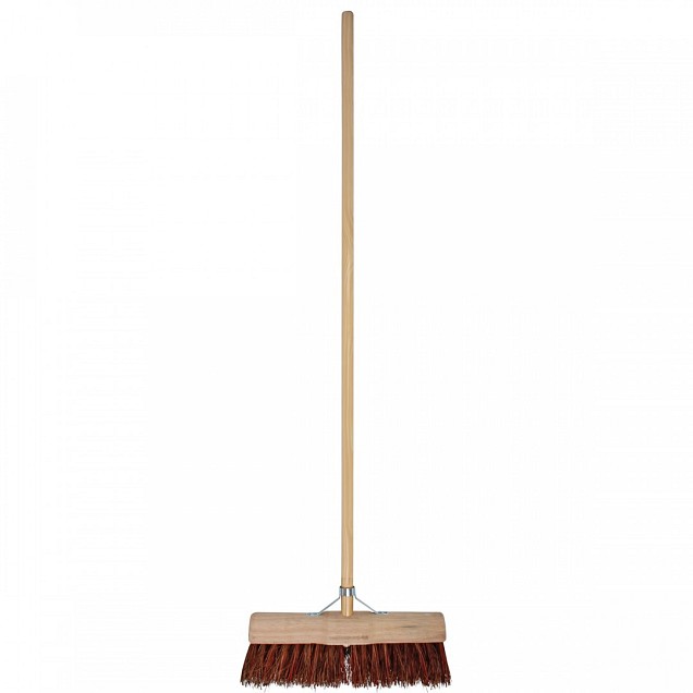 Gemeentebezem - Halfrond - Natuurvezel - 45 centimeter - Zonder steel