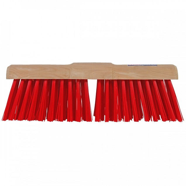 Gemeentebezem - Halfrond - Natuurvezel - 45 centimeter - Zonder steel