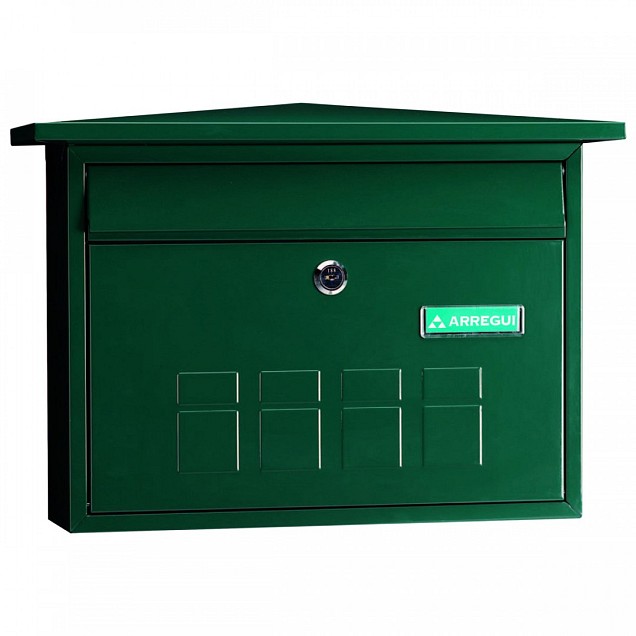 Brievenbus groen deco