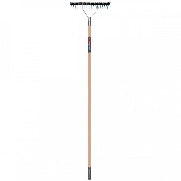 Verticuteerhark - Verzinkt - Essenhouten steel - 160 cm