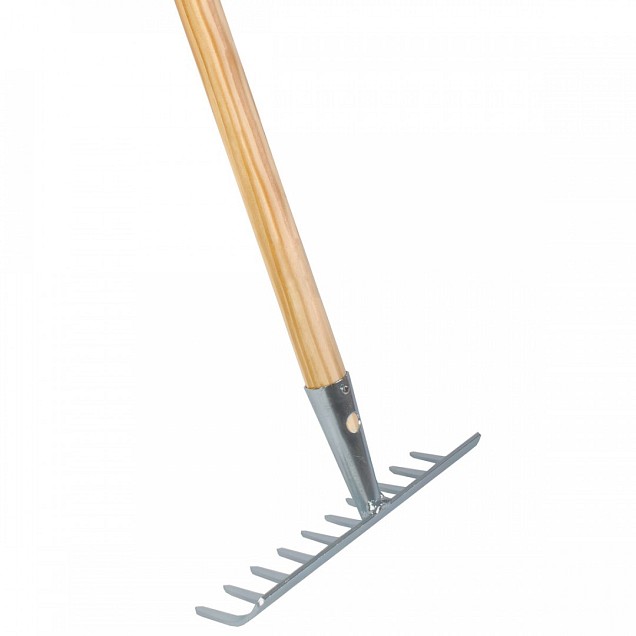 Tuinhark - 10 tanden - Verzinkt - 25 cm - Zonder steel