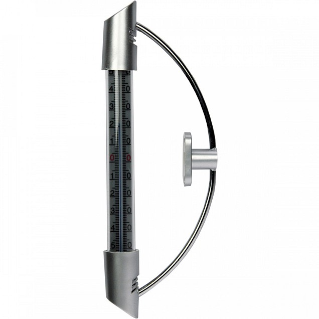 Raamthermometer 23cm metallook