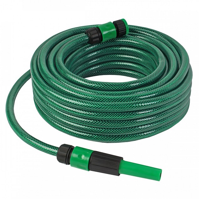 Tuinslang - Versterkt - 1/2 inch - 25 meter - Grijs