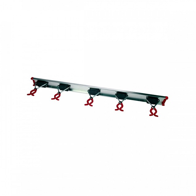 Bruns - Gereedschapsrail - 5 Gereedschapsklemmen - 75 centimeter
