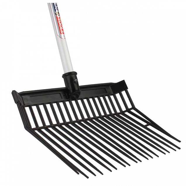 Paardenstalvork - Ergonomisch - Aluminium steel - 140 centimeter