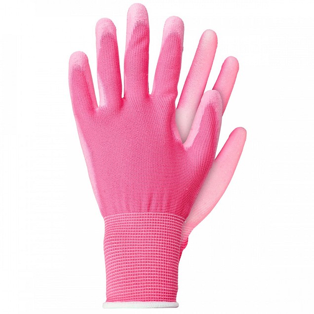 Werkhandschoenen - Polyester - Roze - Maat S - Ultralicht