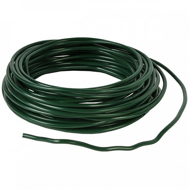 Spandraad geplast. 10m x 3mm