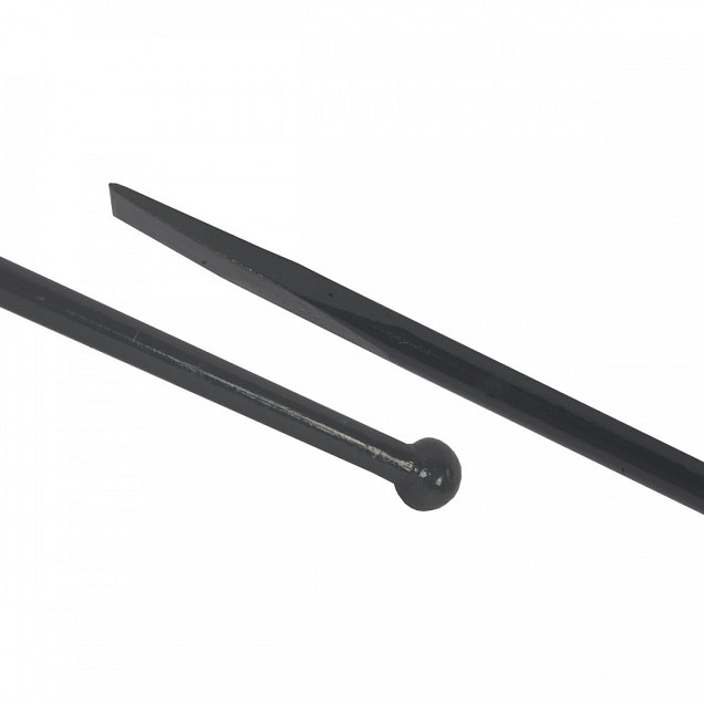 Stootijzer - Hefboom - Gehard staal - 120 centimeter