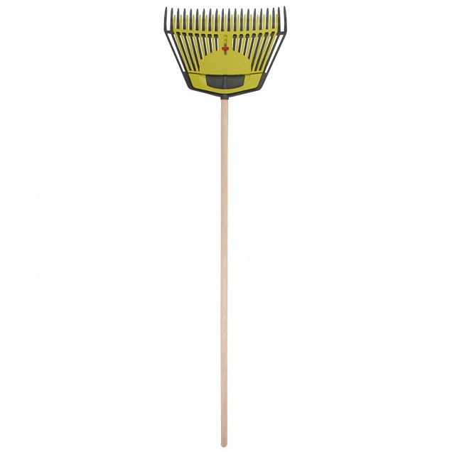 Bladhark - Bladvork - 2-in-1 - Essenhouten steel - 160 cm - Met handbladvork