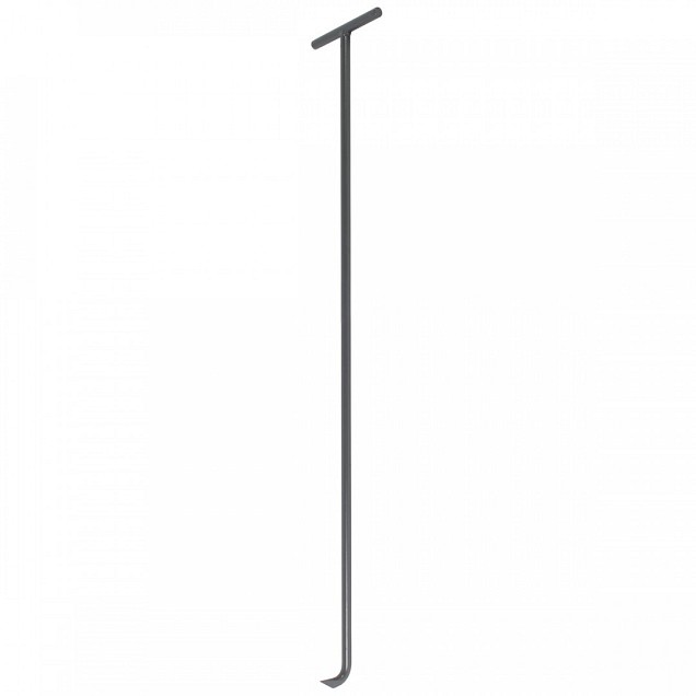 Putdekselhaak - Gelakt staal - T-greep - 80 centimeter