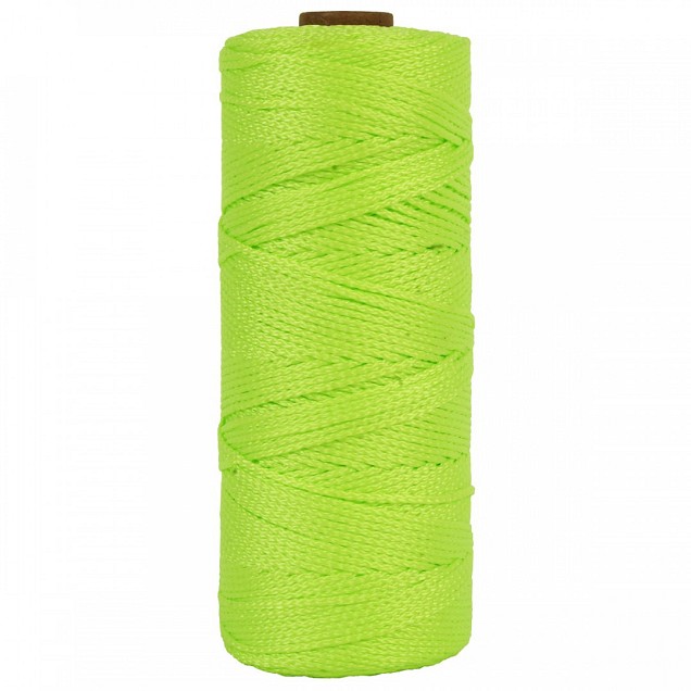 Uitzetkoord - Stratenmakerstouw - Groen - dia 1,5 mm - 200 meter
