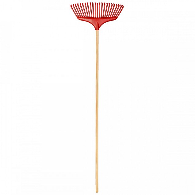 Bladhark - Basic - Kunststof - Houten steel - 140 cm