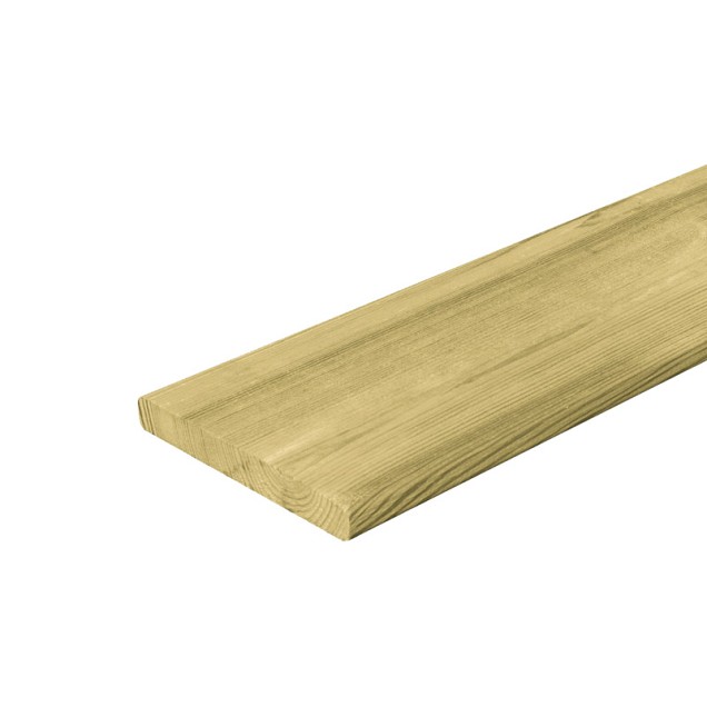 Grenen geschaafde plank 1,5x14x400