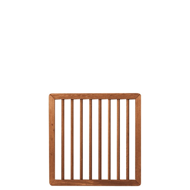 Bangkirai tuinpoort Kader 100x100 cm