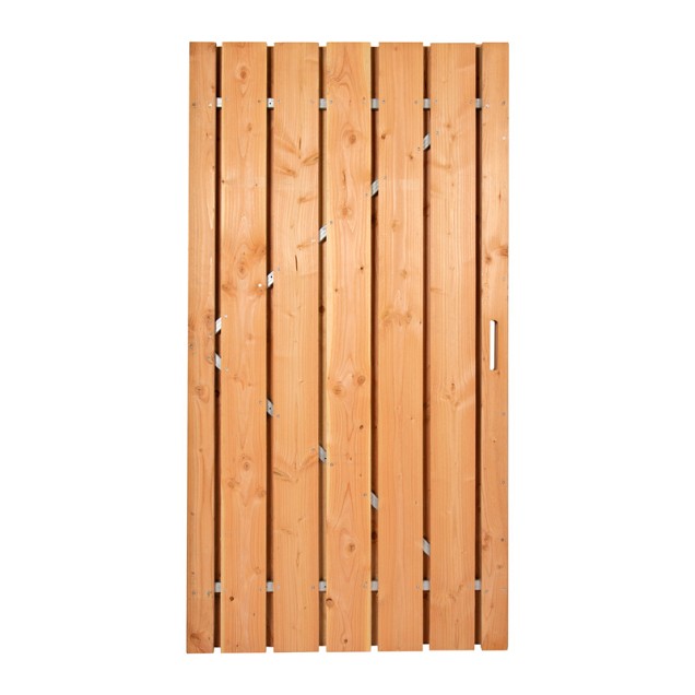 Douglas deur geschaafd 180x100 cm - stalen frame - universeel