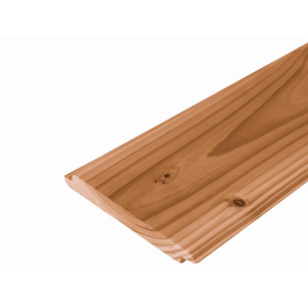 Douglas enkel rabat/dakbeschot 1,8x13,8x300 cm