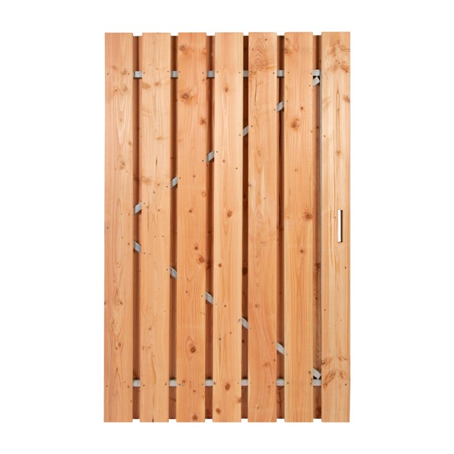 Douglas deur geschaafd 190x120 cm - stalen frame - universeel