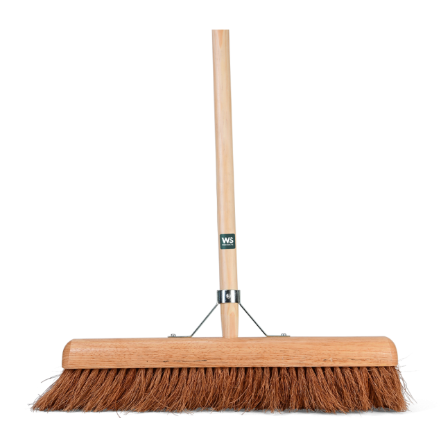 Kokosbezem voor het invegen van polymeerzand