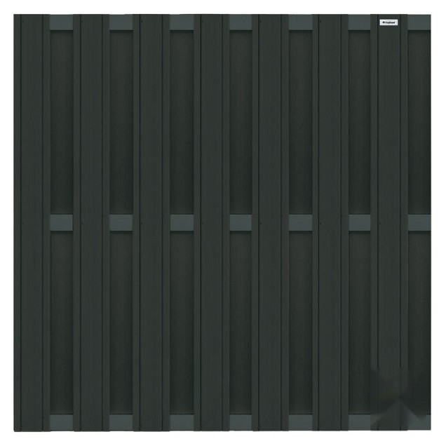 Composiet schutting Design Antraciet 180x180 cm