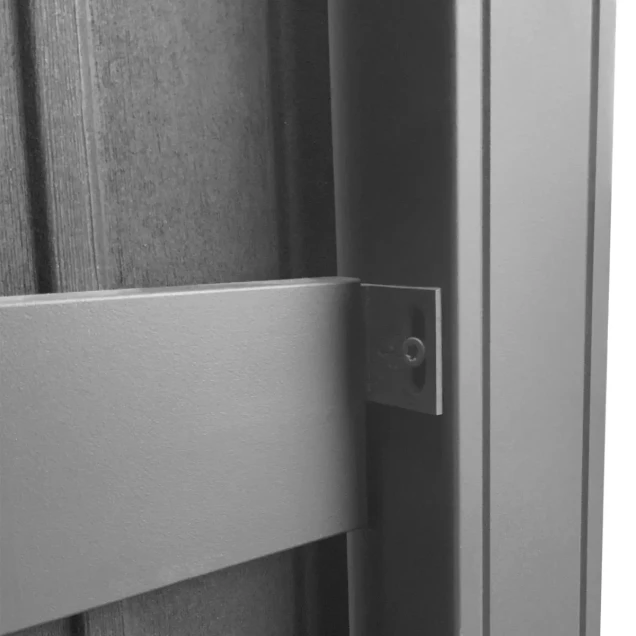 T-beslagset voor composietscherm antraciet (6 st)