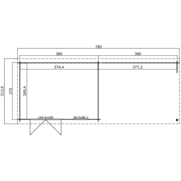 Blokhut Aida 760x275