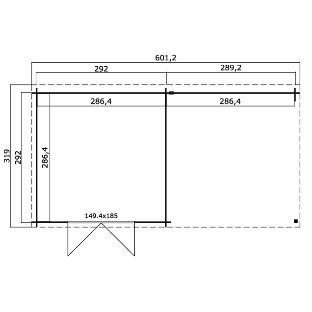 Blokhut Orlando 581x292