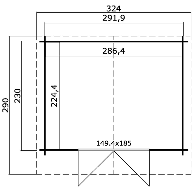 Blokhut Baltimore 292x230
