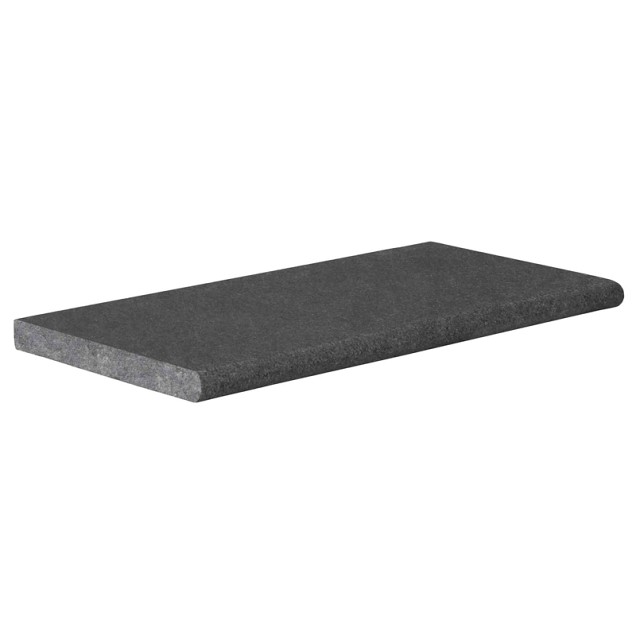 Vietnam Black recht 2,5-5x30x60 cm met neus