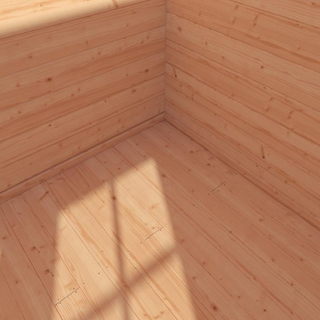 Vloerpakket tuinhuis 3 m² + 1 extra balk