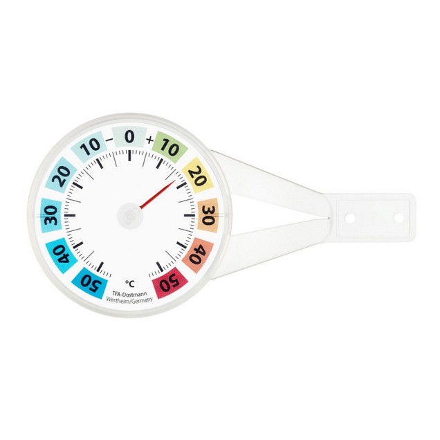 Vensterthermometer rond gekleurd