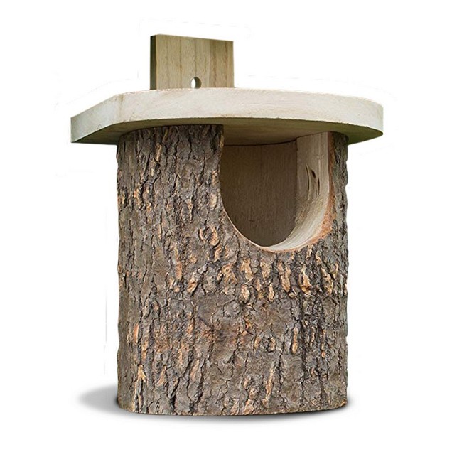 Nestkast Roodborstje Boomstam *