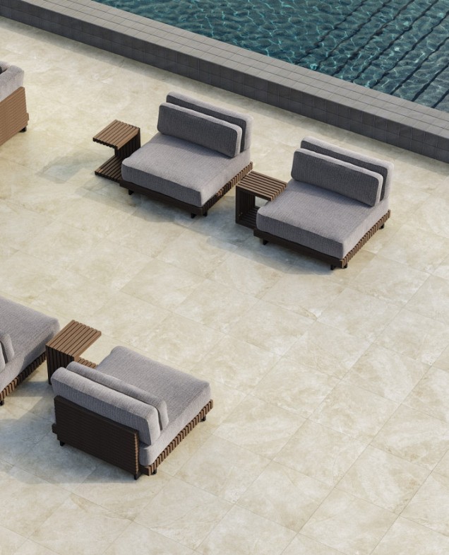 GeoCeramica® 60x60x4 cm Ipanema Sandy Beach