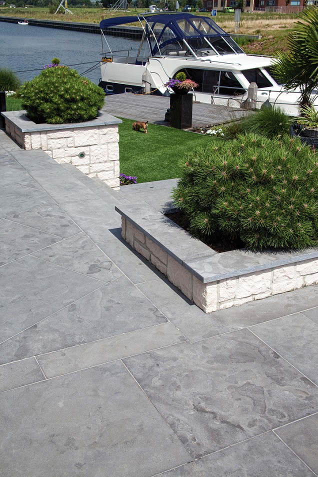 Afdekplaat Blue Moon Honed 100x40x4 cm