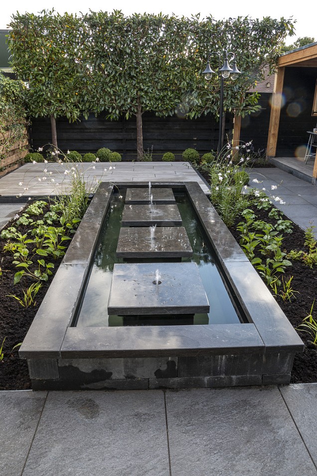 Vijverrand Blue Moon Honed Linea 100x15x3 cm