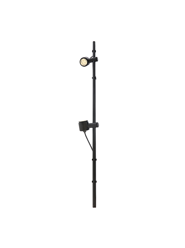 Mini Scope Duo 12V/1W (total 2W) LED Black Warm White