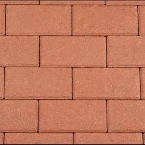 Betonstraatsteen 8cm rood machinaal pakket