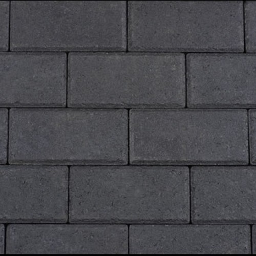 Betonstraatsteen 7cm antraciet S-top