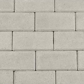 Betonstraatsteen 8cm half grijs S-top