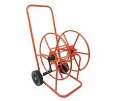 Ag 415 - professionele haspel 100m - 1 inch met luchtbanden, met buisframe