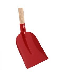 Betonschop - Gehard staal - Rood - Essenhouten steel - 110 cm