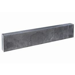 Opsluitband blauwsteen gezaagd rondom gezoet+facet, 8x20x100 cm