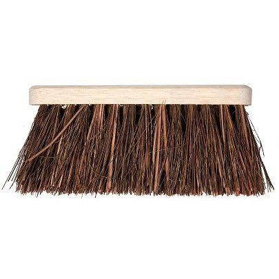 Bezem - Natuurvezel - 30 centimeter - Zonder steel