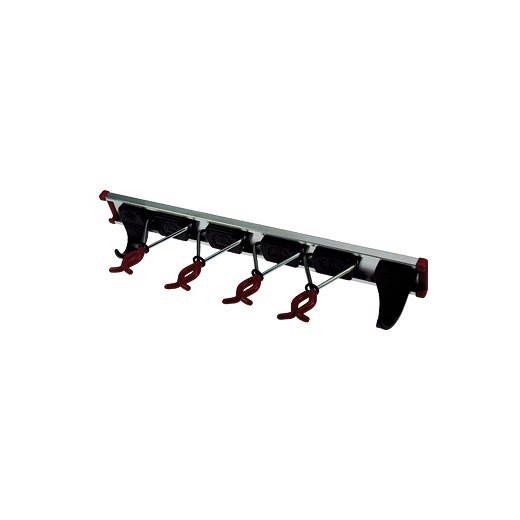 Bruns - Gereedschapsrail - 4 Gereedschapsklemmen - 2 Gereedschapshaken