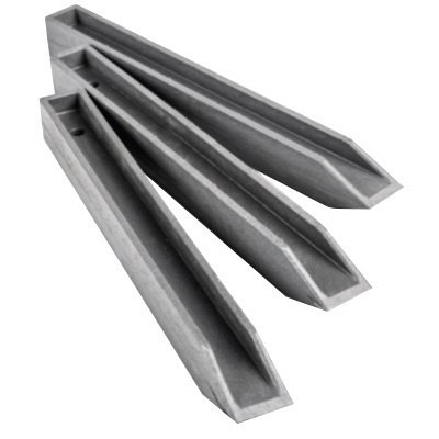Ecopic paaltjes - Voor ecolat - H-profiel - 38 cm - 10 stuks
