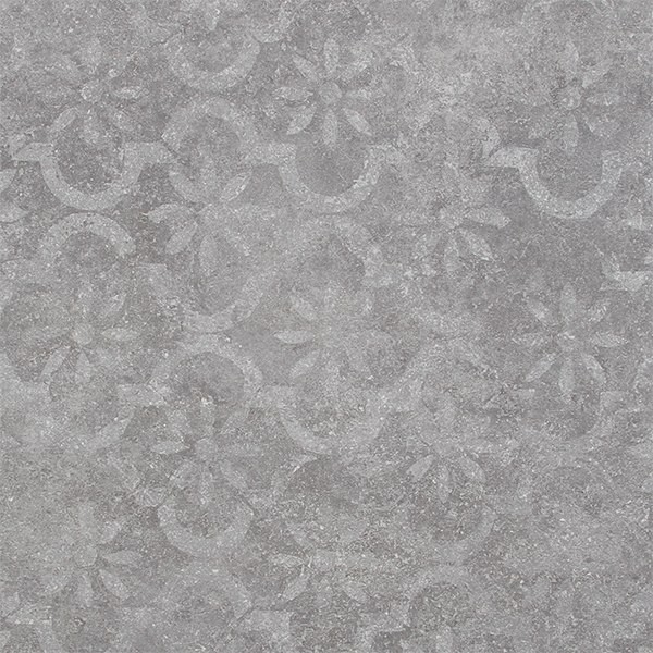 Solido Ceramica 30MM Disegno Antracite decor 90x90x3 cm rett