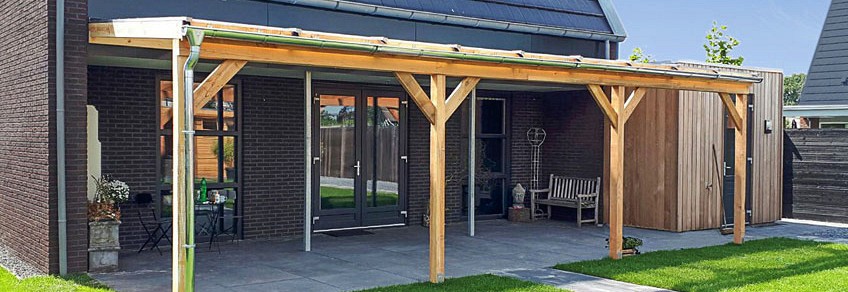Houten veranda's